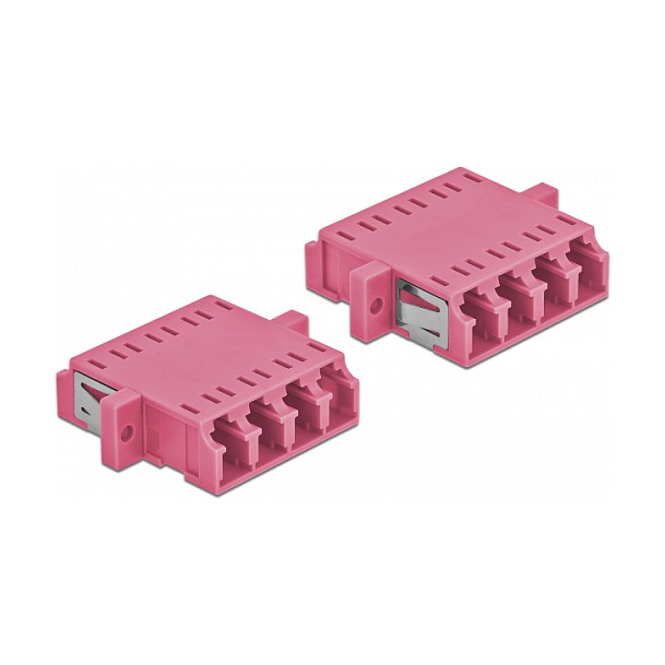 Optička spojnica DELOCK LC Quad na LC Quad Multimode OM4 (2 komada)