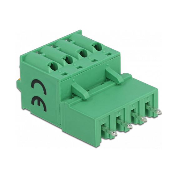 Set terminalnih blokova DELOCK 4-pinski 5.08 mm vertikalni (10 komada)-1