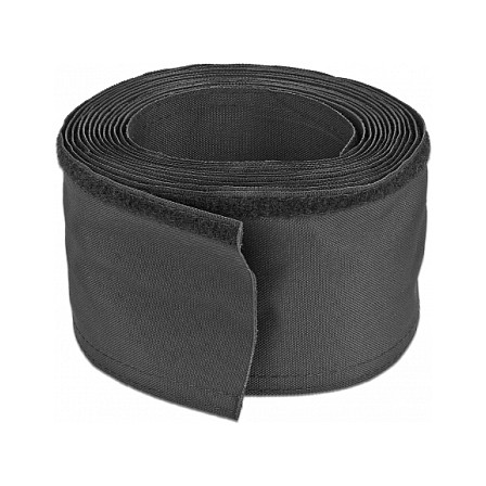 Organizator kabela DELOCK pleteni bužir s čičak trakom (5 m x 30 mm) crna boja