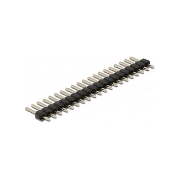 Pin header DELOCK 20-pinski 2.54mm jednoredni ravni (5 komada)-0