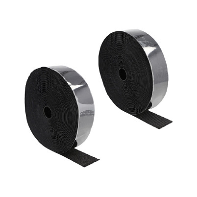Samoljepljiva čičak traka DELOCK 15 m x 50 mm crna boja