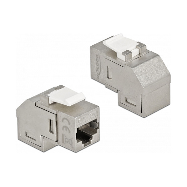 Delock Keystone Modul Cat.6A RJ45 Spojnica, 90° kutni-0