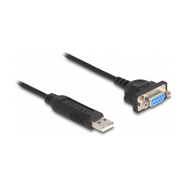 Adapter kabel DELOCK USB 2.0 na serijski RS-232 DB9, 0.5m