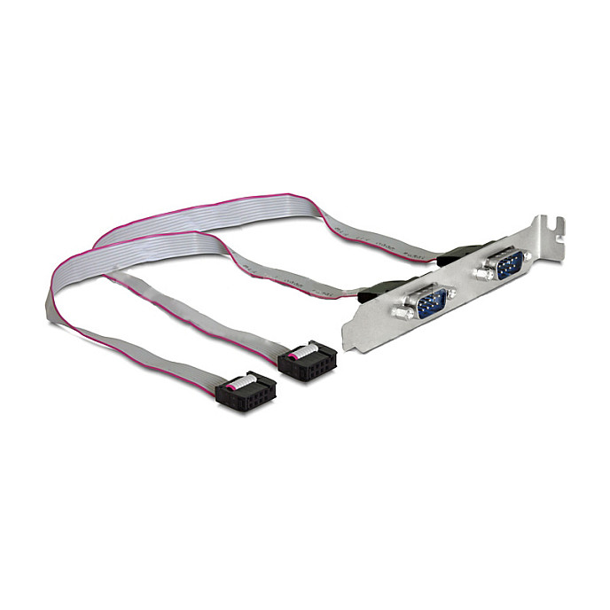 DELOCK adapter za kućište s 2x serijska porta (DB9), 40 cm-0