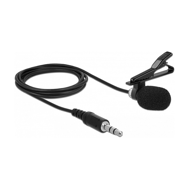 Mikrofon DELOCK Lavalier 66279 (3.5mm, s adapterom)