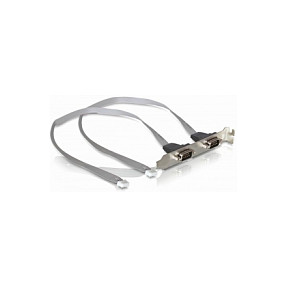 Nosač DELOCK za kućište s 2x serijska porta (DB9), 2mm pin header