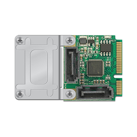 Adapter DELOCK Mini PCIe na 2x SATA 6 Gb/s (half size)-2