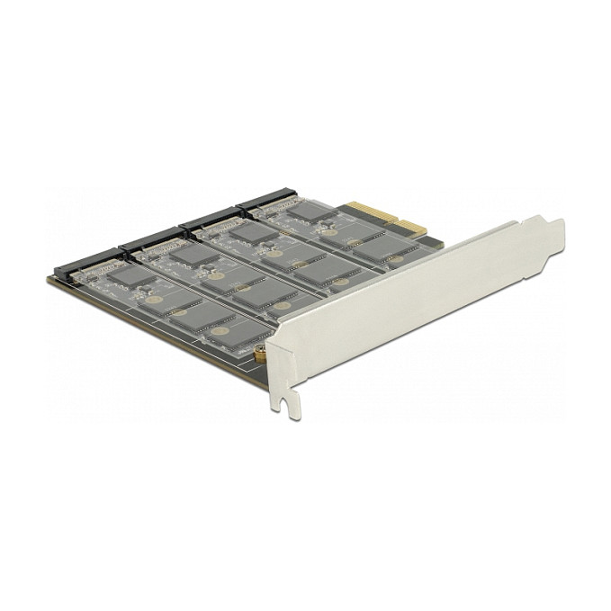 PCI Express kartica DELOCK 89888 za 4 x M.2 SATA SSD (RAID)