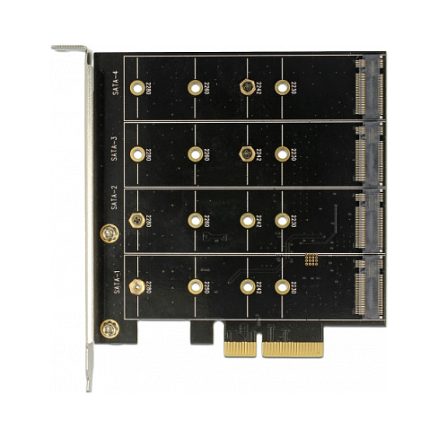PCI Express kartica DELOCK 89888 za 4 x M.2 SATA SSD (RAID)-3