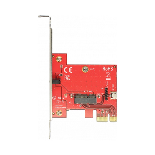 Adapter DELOCK PCIe x1 na M.2 Key E utor Low Profile (89889)-1