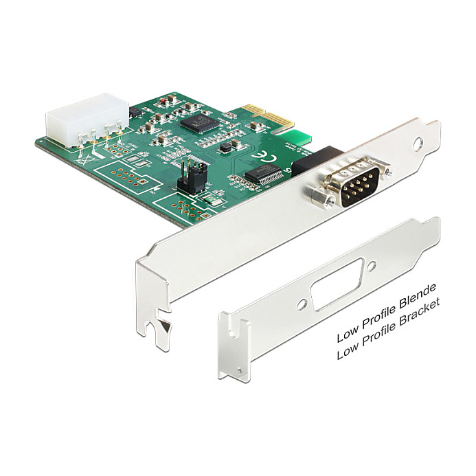 PCI Express kartica DELOCK 1x RS-232 serijski port s napajanjem, 89333