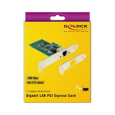 Mrežna kartica DELOCK PCI Express x1 Gigabit LAN (Intel i210)-5