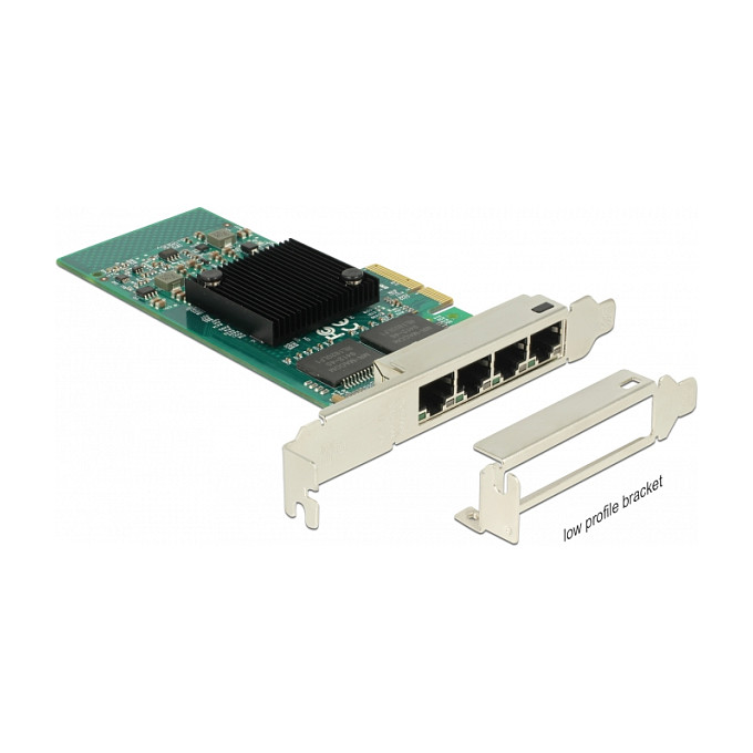 Mrežna kartica DELOCK PCI Express x4 na 4 x Gigabit LAN (Intel i350)-2