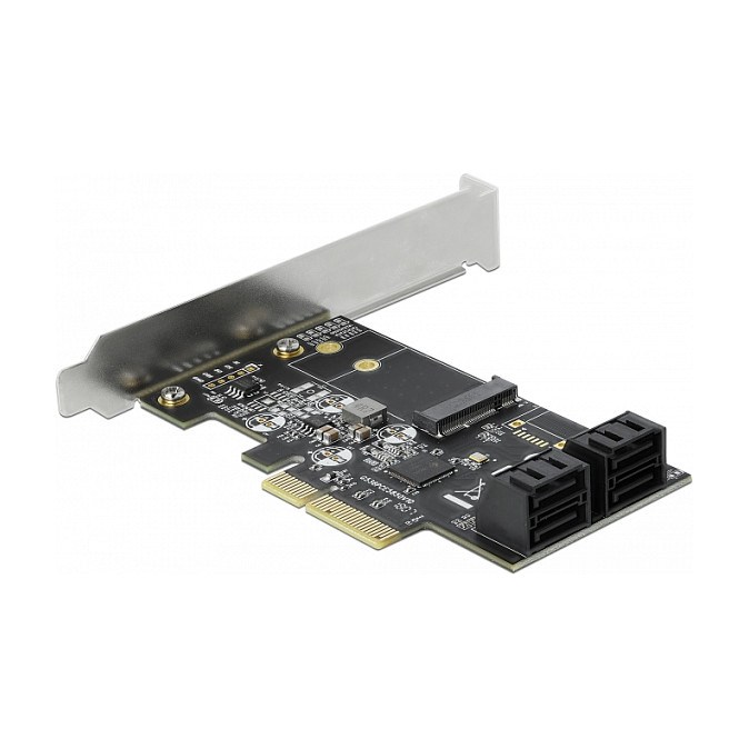 PCI Express kartica DELOCK 90396 (4x SATA, 1x M.2 Key B, Low Profile)-2
