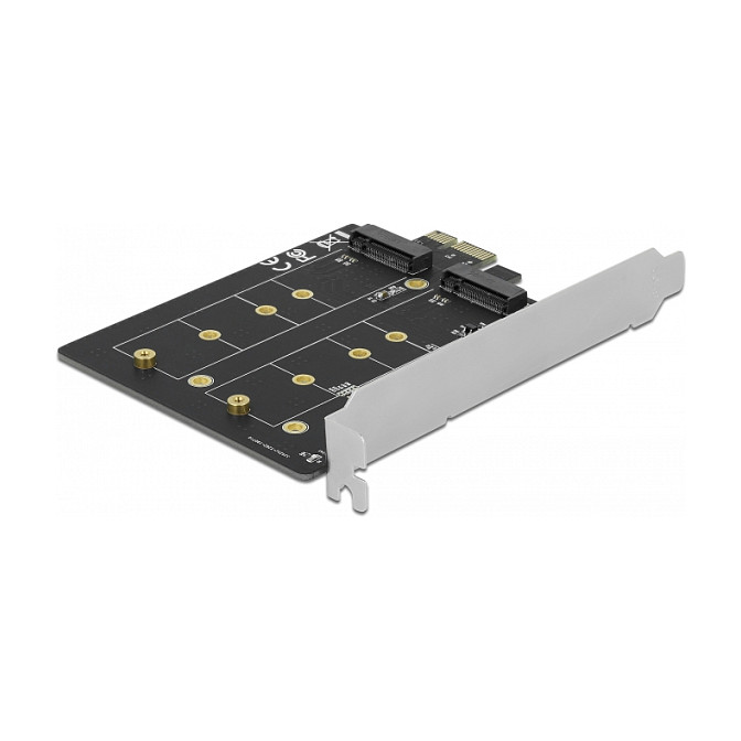 Adapter DELOCK PCI Express x1 na 2x M.2 Key B (SATA), 90432