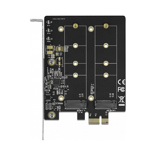 Adapter DELOCK PCI Express x1 na 2x M.2 Key B (SATA), 90432-3