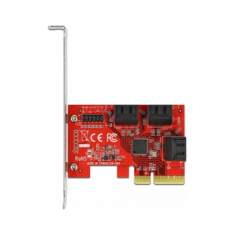Kontroler DELOCK PCIe 3.0 x4 na 6x SATA 6Gb/s (Low Profile)-2