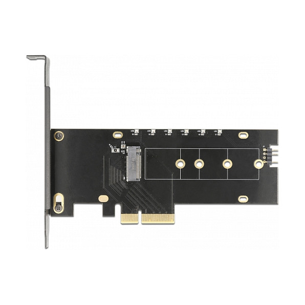 Adapter DELOCK PCIe x4 na M.2 NVMe SSD s hladnjakom i RGB osvjetljenjem (Low Profile)-2