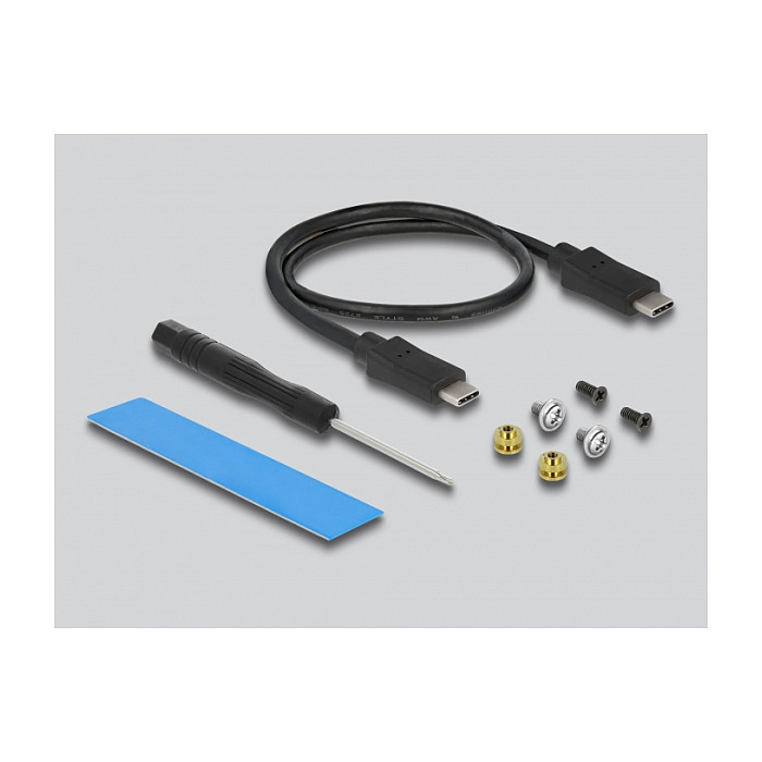 Kućište DELOCK za M.2 NVMe/SATA SSD USB-C 3.2 Gen 2 (42004)-2