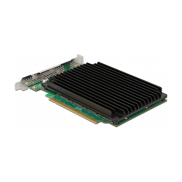 DELOCK PCI Express x16 kartica za 4x M.2 NVMe SSD s hladnjakom (90054)-1