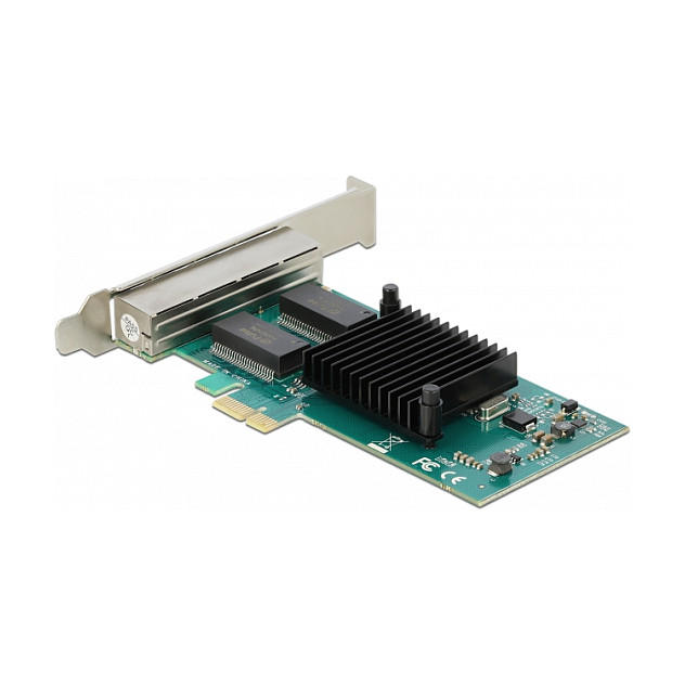Mrežna kartica DELOCK PCI Express x1 4 x Gigabit LAN (Intel i350)-1