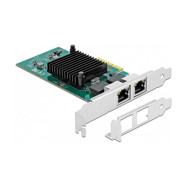 Mrežna kartica DELOCK PCI Express x4 (2x Gigabit LAN, Intel 82576)