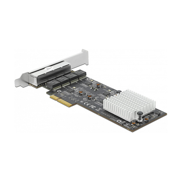 Mrežna kartica DELOCK PCI Express x4, 4 x 2.5 Gigabit LAN-1