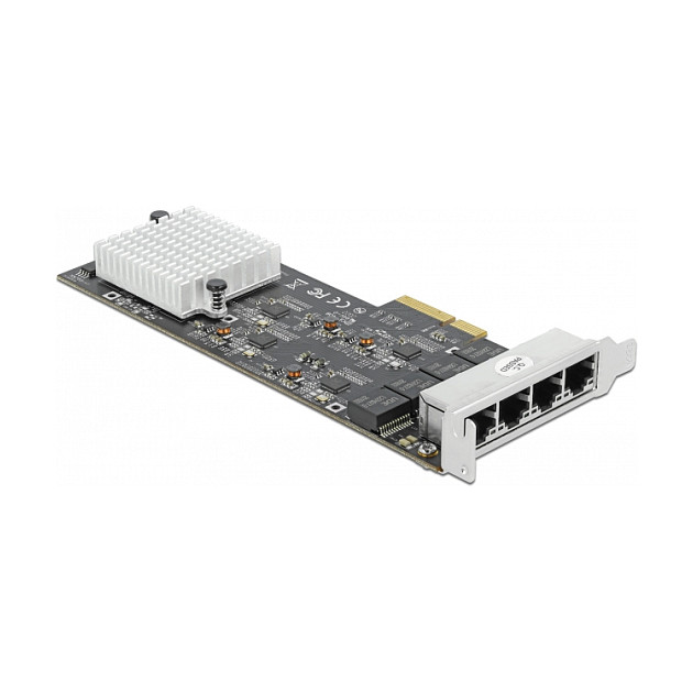 Mrežna kartica DELOCK PCI Express x4, 4 x 2.5 Gigabit LAN-2