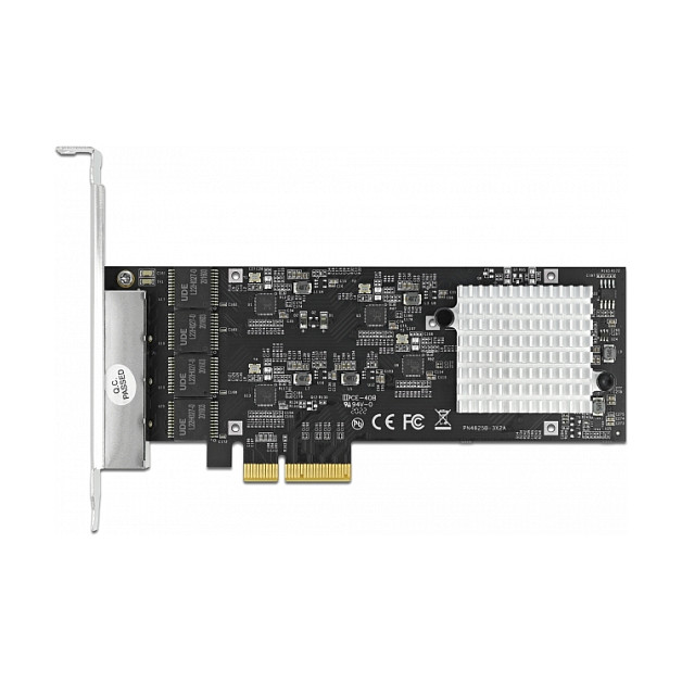Mrežna kartica DELOCK PCI Express x4, 4 x 2.5 Gigabit LAN-3