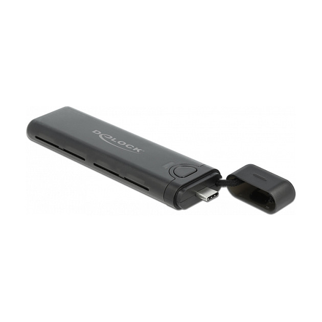 Vanjsko kućište DELOCK 42635 za M.2 NVMe i SATA SSD (USB-C, bez alata)-3
