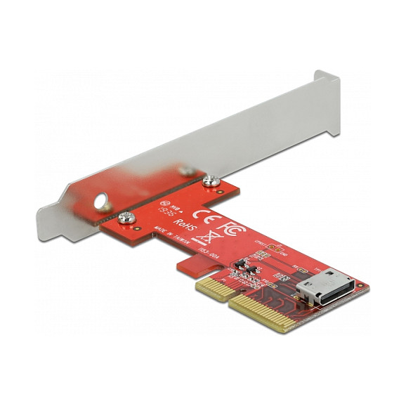 DELOCK PCI Express x4 kartica na 1 x interni OCuLink SFF-8612 (Low Profile)-1
