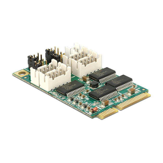 Delock 95244 MiniPCIe I/O Modul, 4 x Serijski RS-232 s Napajanjem-1