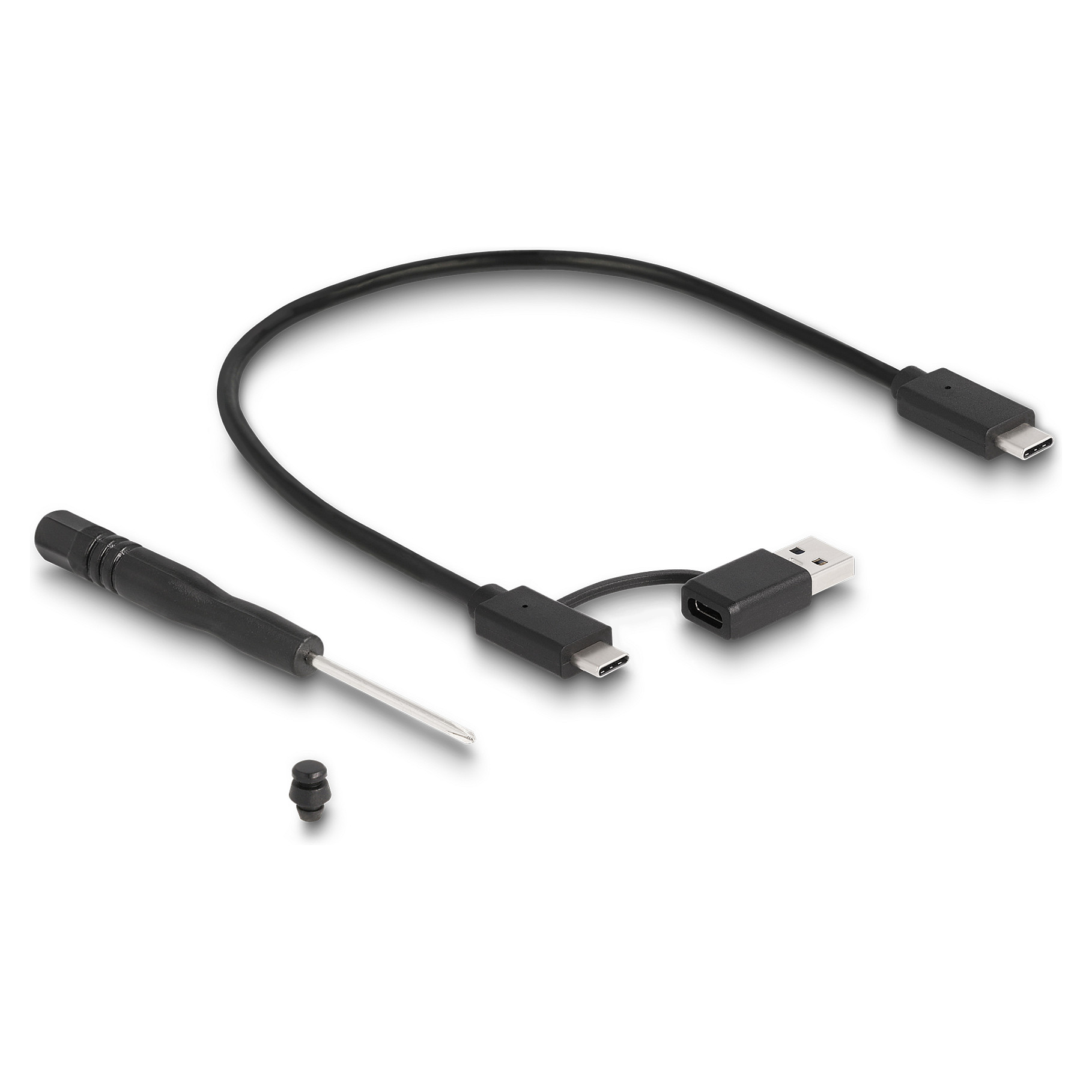 Eksterno kućište DELOCK 42015 za M.2 NVMe SSD (USB 3.2 Gen 2x2, RGB)-3