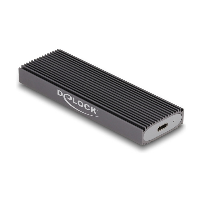 Vanjsko kućište DELOCK za M.2 NVMe/SATA SSD (USB-C 10Gbps, bez alata)-0