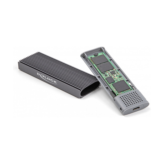 Vanjsko kućište DELOCK za M.2 NVMe/SATA SSD (USB-C 10Gbps, bez alata)-7