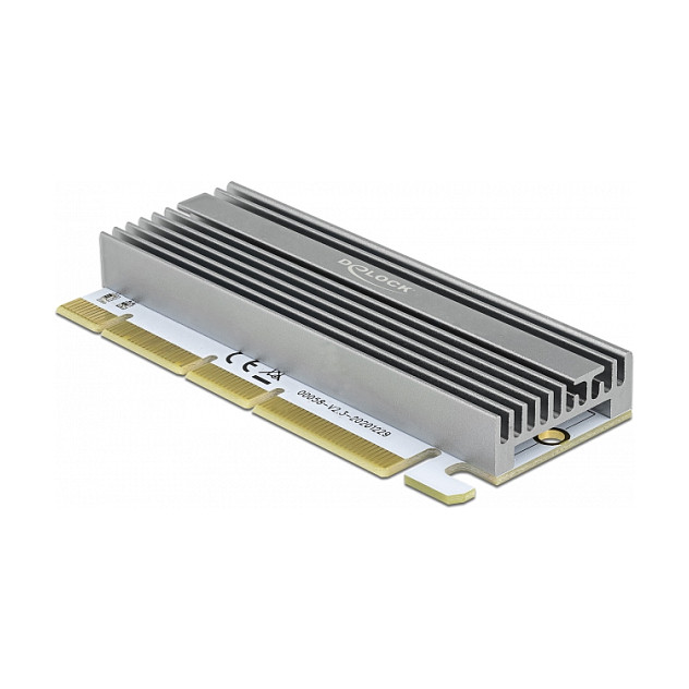 Adapter DELOCK PCIe x16 na M.2 NVMe SSD s LED osvjetljenjem, 90566-0