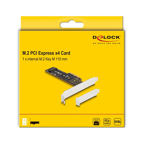 Adapter DELOCK PCI Express x4 na M.2 NVMe SSD (Low Profile)-4