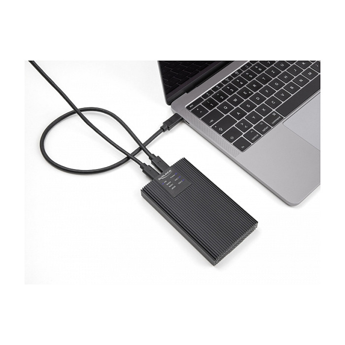 Vanjsko kućište DELOCK 42022 za 2x M.2 NVMe SSD (USB 3.2 Gen 2x2, RAID)-3