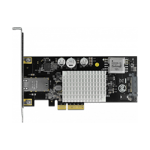 DELOCK PCI Express x4 mrežna kartica, 1x 10 Gigabit LAN RJ45, PoE+-2
