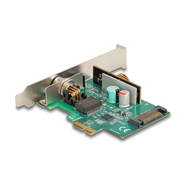 Mrežna kartica DELOCK PCI Express x1 2.5 Gigabit LAN (1x M12, PoE+)-1