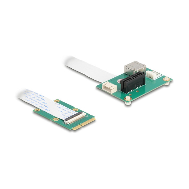 Delock Adapter Mini PCIe na PCI Express x1 utor s fleksibilnim kabelom-0