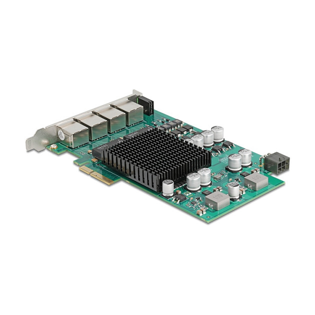Mrežna kartica DELOCK PCI Express x4 (4 x Gigabit LAN, PoE+, Intel i350)-2