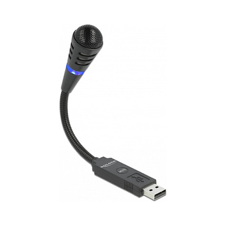 Mikrofon DELOCK 66499 USB s fleksibilnim vratom i Mute tipkom