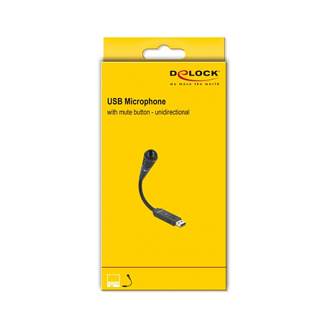 Mikrofon DELOCK 66499 USB s fleksibilnim vratom i Mute tipkom-2