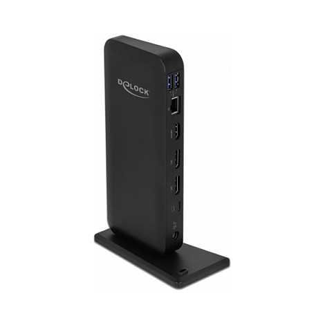 Priključna stanica DELOCK USB-C 4K 60Hz (HDMI, DisplayPort, LAN, PD 3.0)-0