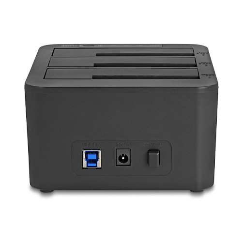 Docking stanica DELOCK za 3x SATA HDD/SSD s funkcijom kloniranja 12 (64332)-1