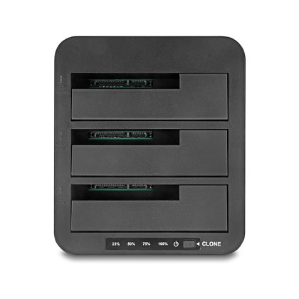 Docking stanica DELOCK za 3x SATA HDD/SSD s funkcijom kloniranja 12 (64332)-2