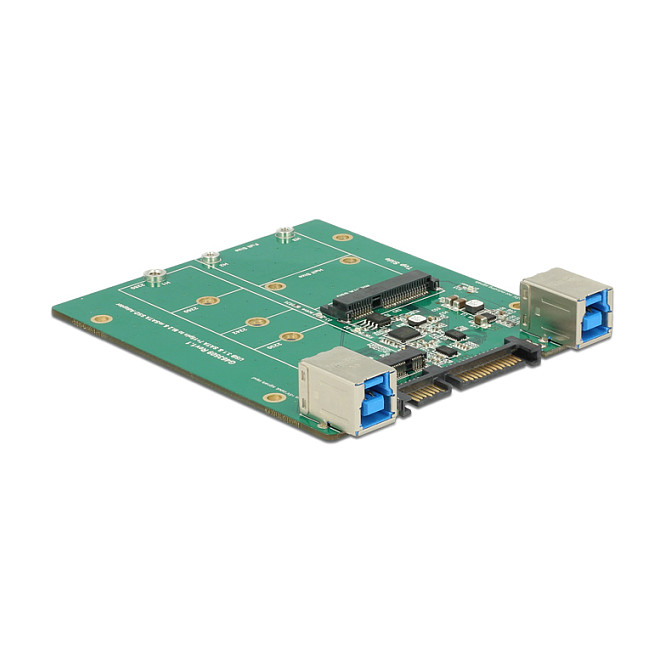 Adapter DELOCK 2.5" SATA 22-pin na M.2 / mSATA, 62732