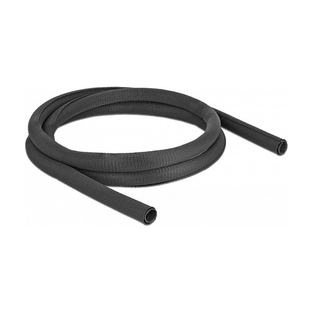 Bužir za kabele DELOCK samozatvarajući 2 m x 19 mm crna boja