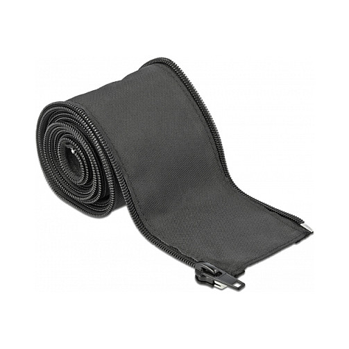 DELOCK pleteni bužir za kabele s patentnim zatvaračem 2 m x 25 mm, otporan na toplinu
